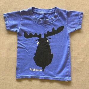 Blue 84 2T Highlands‎ tee with moose